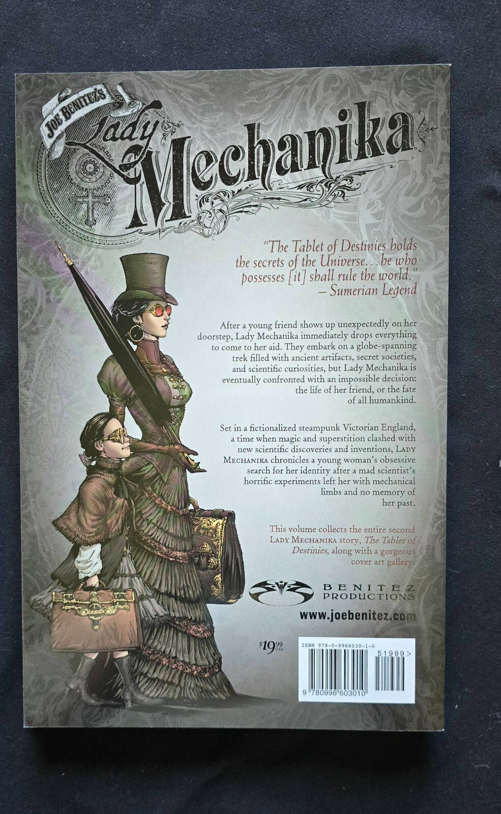 Lady Mechanika Volumes. 1-3 TPB Lot By Joe Benitez (2016,2017)