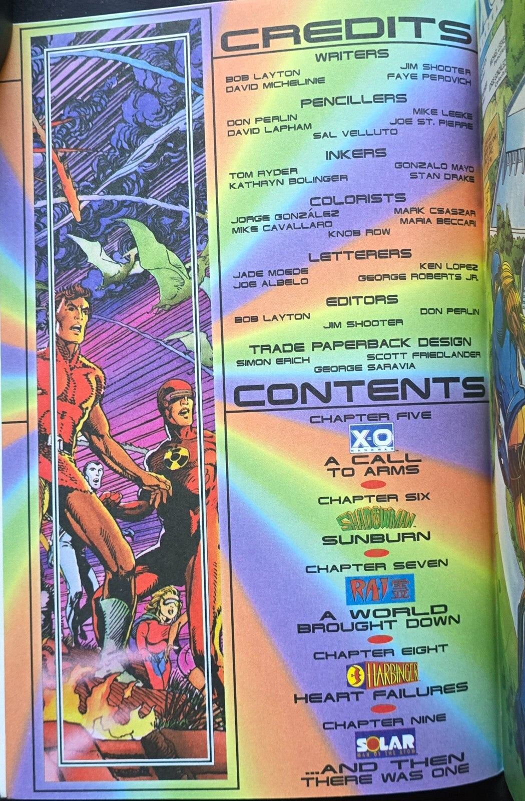 Unity Saga Volumes 1 & 2 - Scarce TPB! 1st Print (Valiant, 1994)