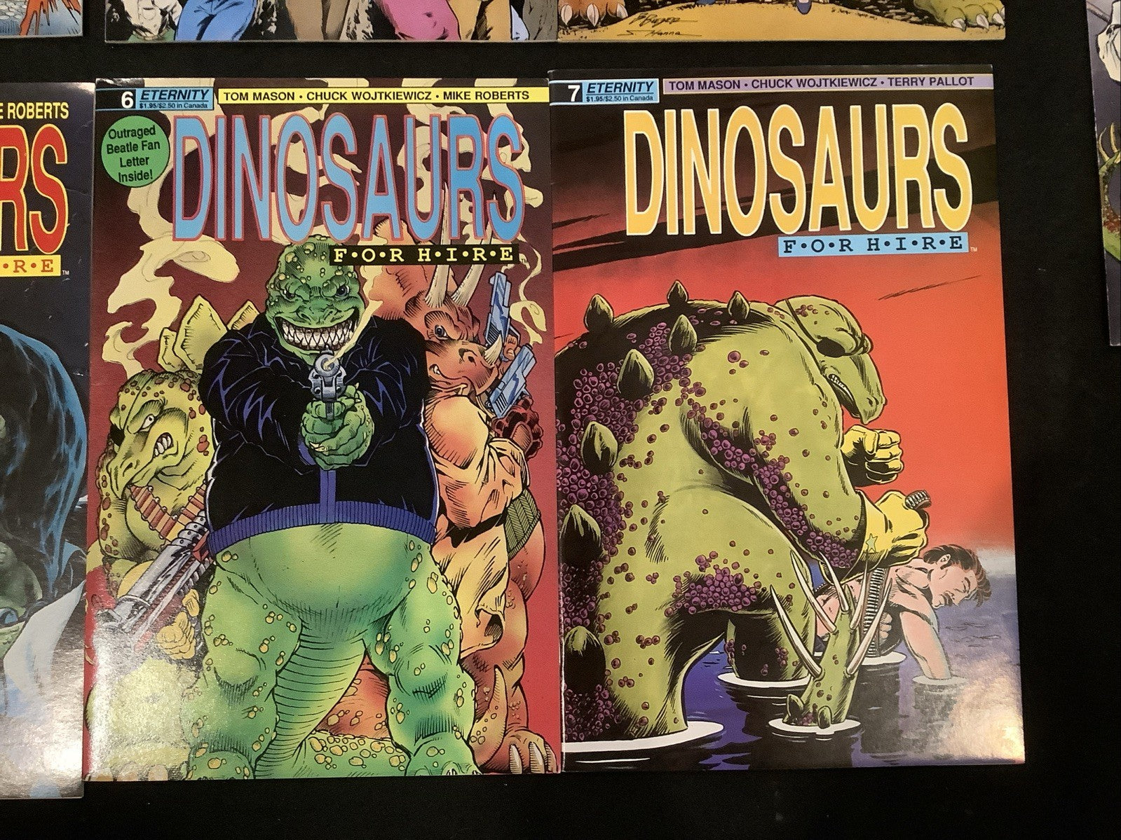 Dinosaurs for Hire #1-9 + Fall Classic Complete Comic Set, 3D Glasses Included