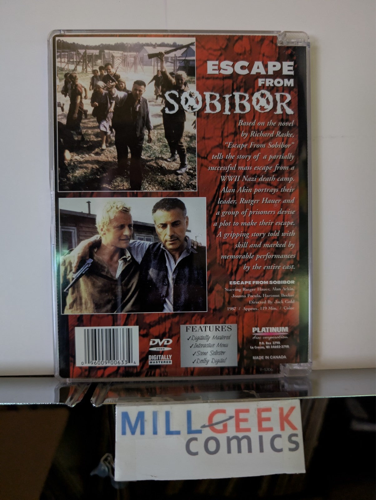 Bent / Escape from Sobibor, 2 Movie Set (DVD) Like New -JD