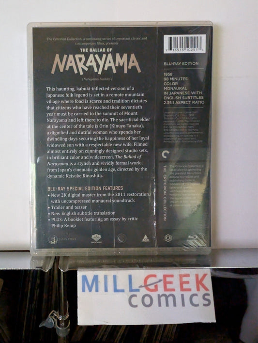 The Ballad of Narayama, Criterion Collection (Blu-Ray) Brand New -JD