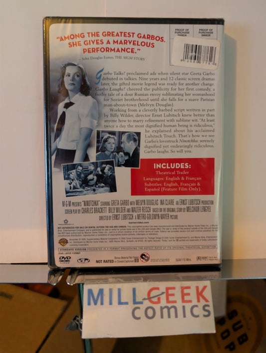 Ninotchka, Gretta Garbo & Melvyn Douglas (DVD, 2005) -JD