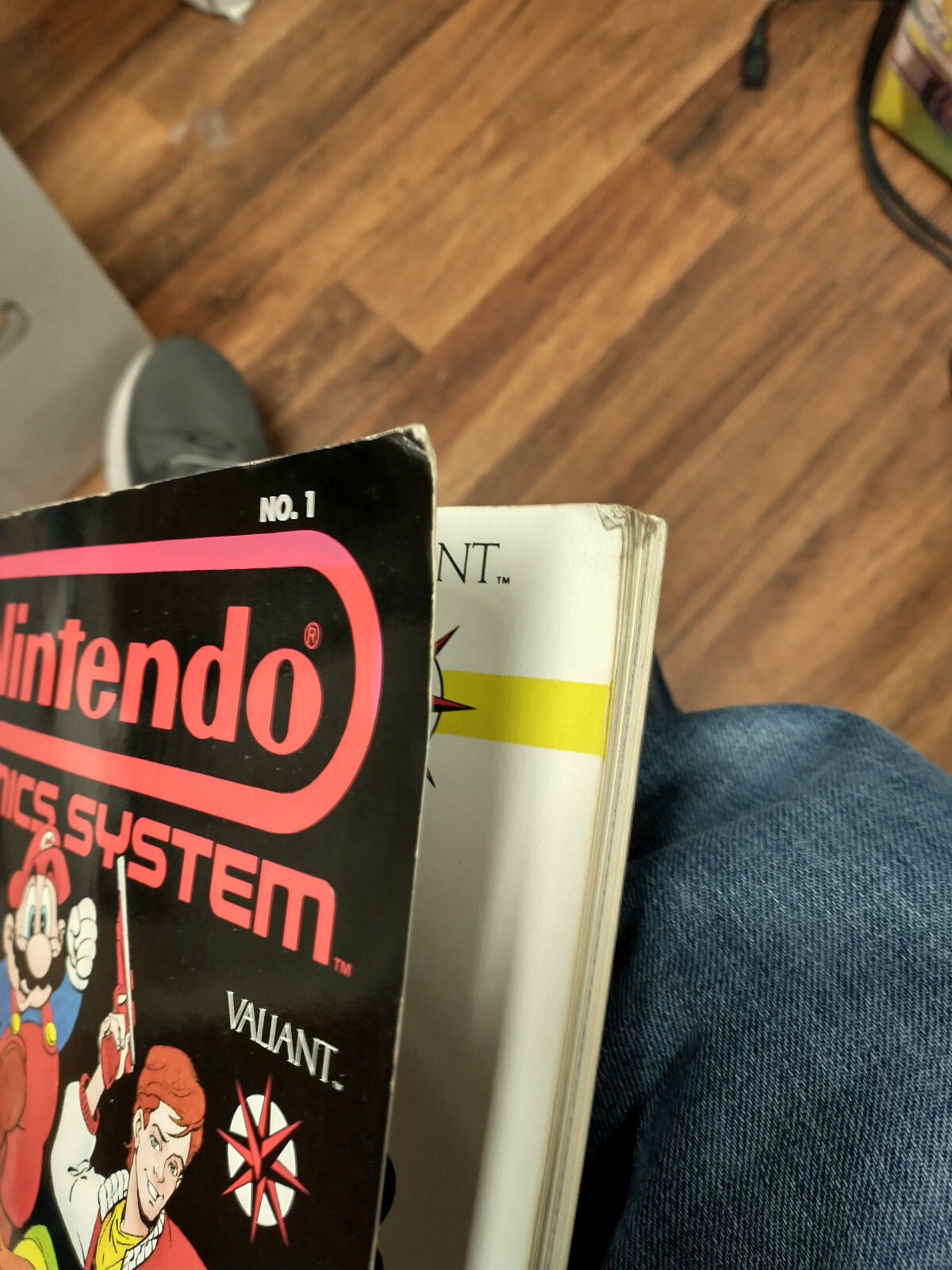 Nintendo Comics System #1 Super Mario Bros Zelda - Some Wear - w Sub card