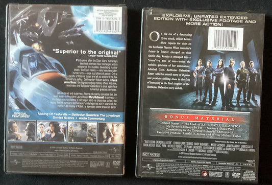 Battlestar Galactica Razor/ Miniseries (DVD, Widescreen, Unrated) PS