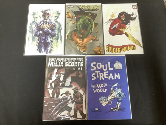 ComicTom101 Exclusive Variant Bundle: Oswald’s Body, Hulk, Spider-Woman