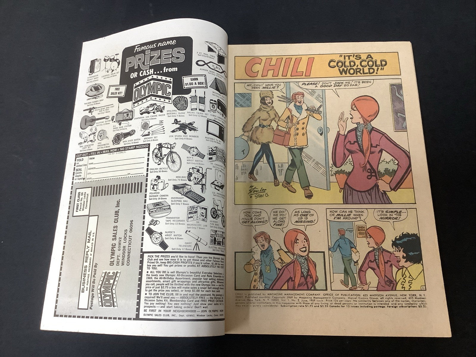 Chili #2 (Marvel Comics June 1969) F/VF (7.0) Stan Lee/Stan Goldberg