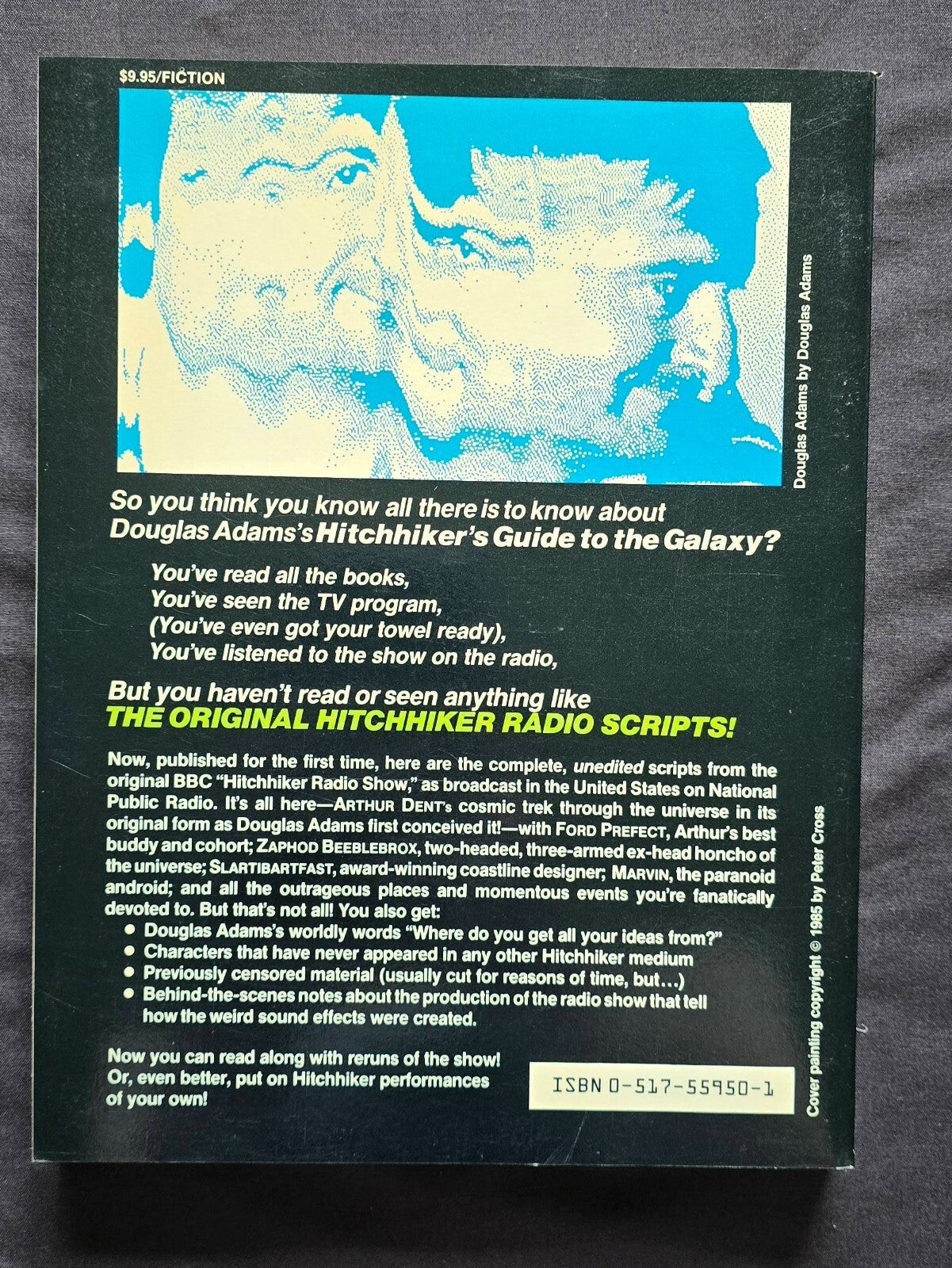 The Original Hitchhiker Radio Script, First American Edition By Douglas Adams JD