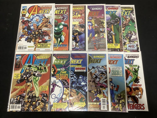 A-Next #1-12 Comic Lot  (1998, Marvel) 1st Appearance of Hope Pym