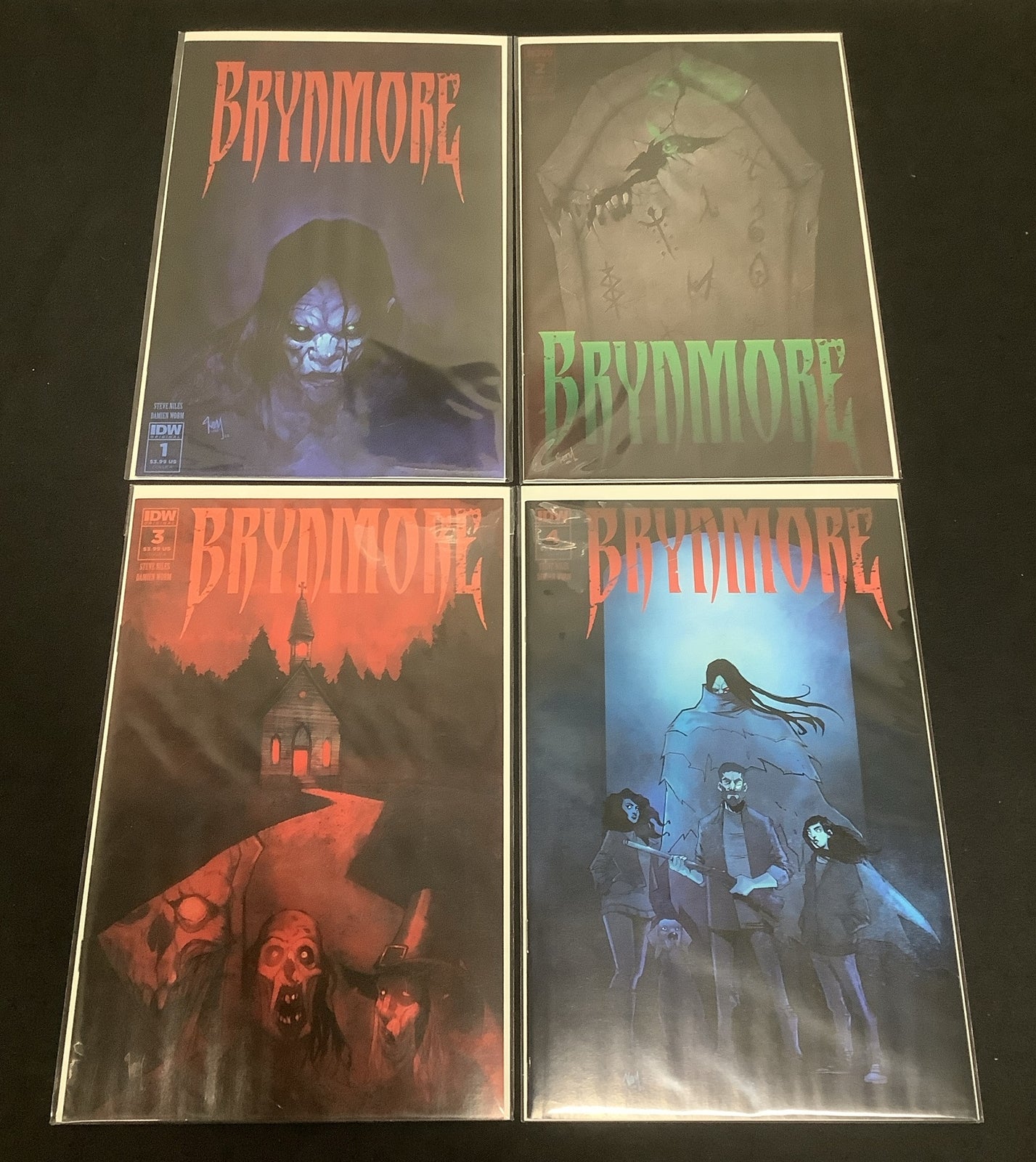 Brynmore (2023) #1-4 Comic Lot, IDW Publishing, Steve Niles/Damien Worm