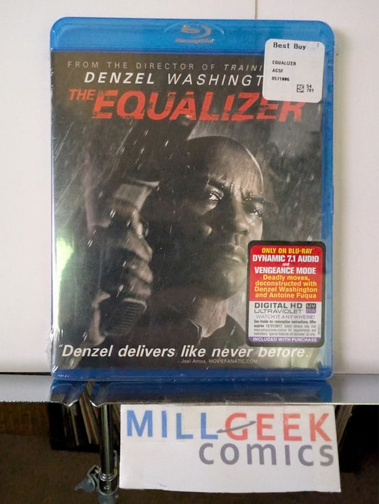 The Equalizer, Denzel Washington (Blu-ray 2014) Brand New SEALED -JD