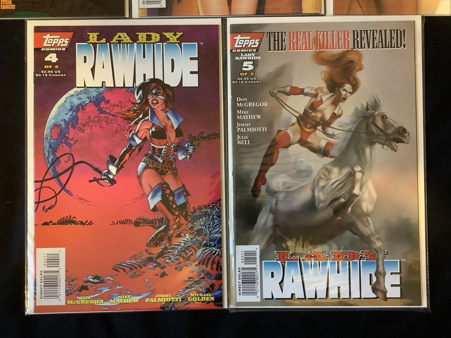 Lady Rawhide #1-5 Complete Comic Set, Topps Comics, Don McGregor, 1995