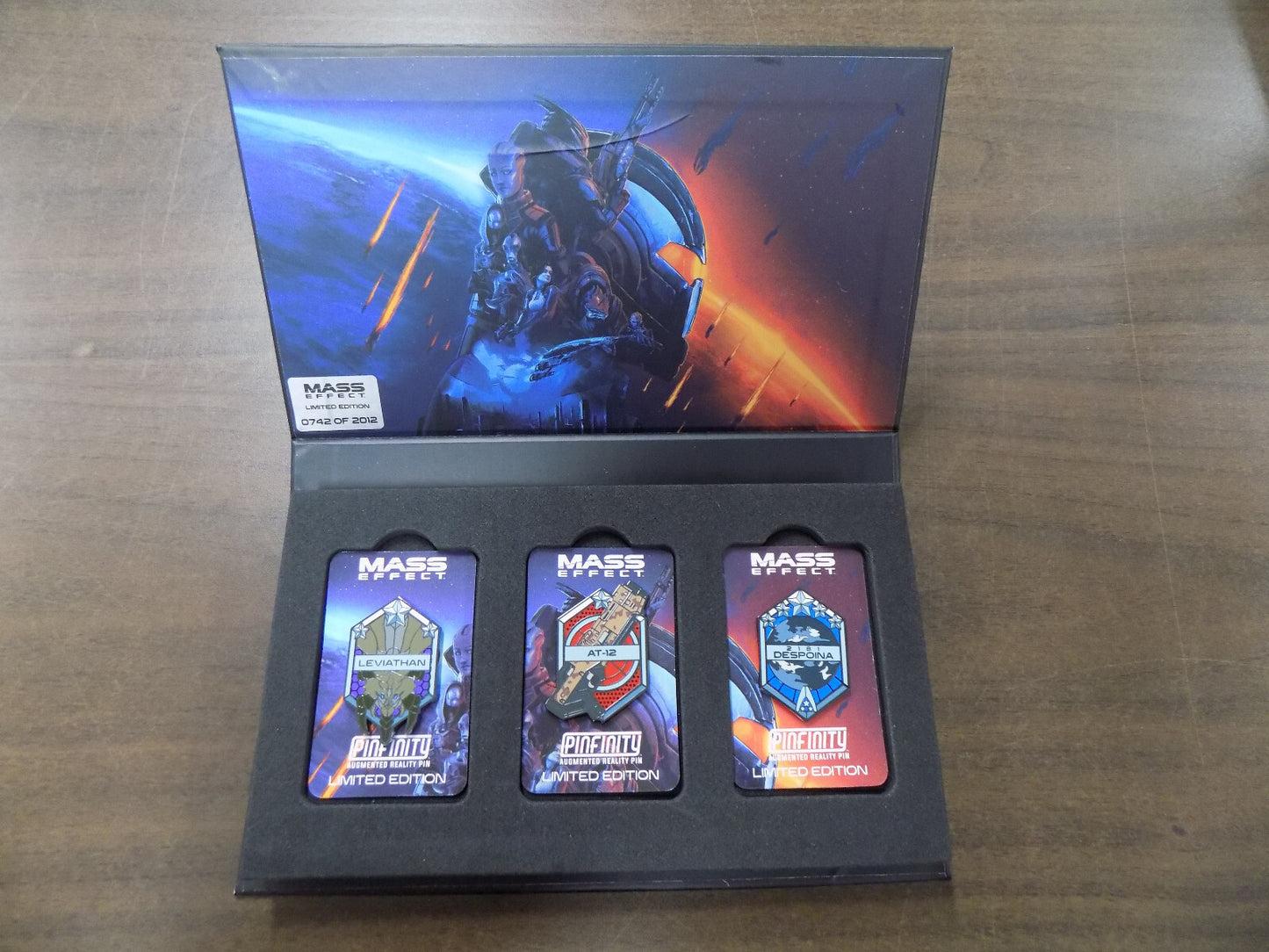 Pinfinity Mass Effect Augmented Reality Limited Edition Pin Set