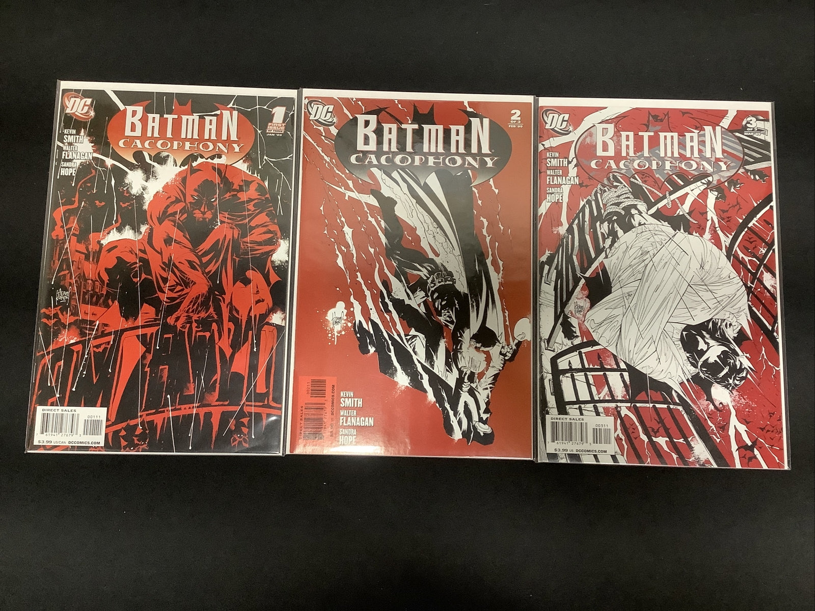 Batman Cacophony (2008) #1-3 Complete Comic Set, DC, Kevin Smith