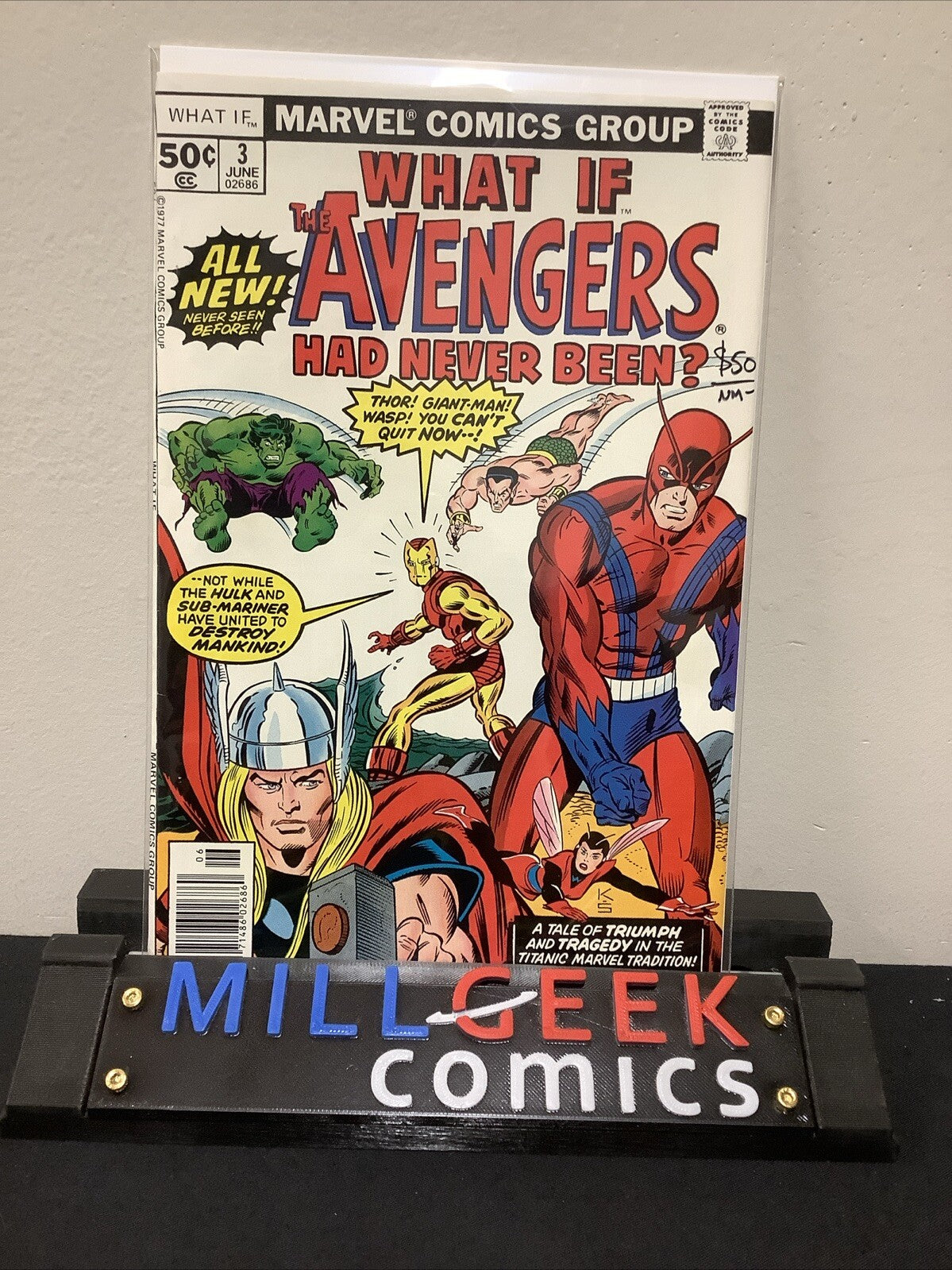 What If? #3 (June 1977) NM- (9.2) Jim Shooter/Gil Kane, Newsstand Edition