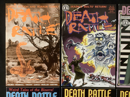 Death Rattle #11-18 Comic Lot, Kitchen Sink Press, Low Print Count