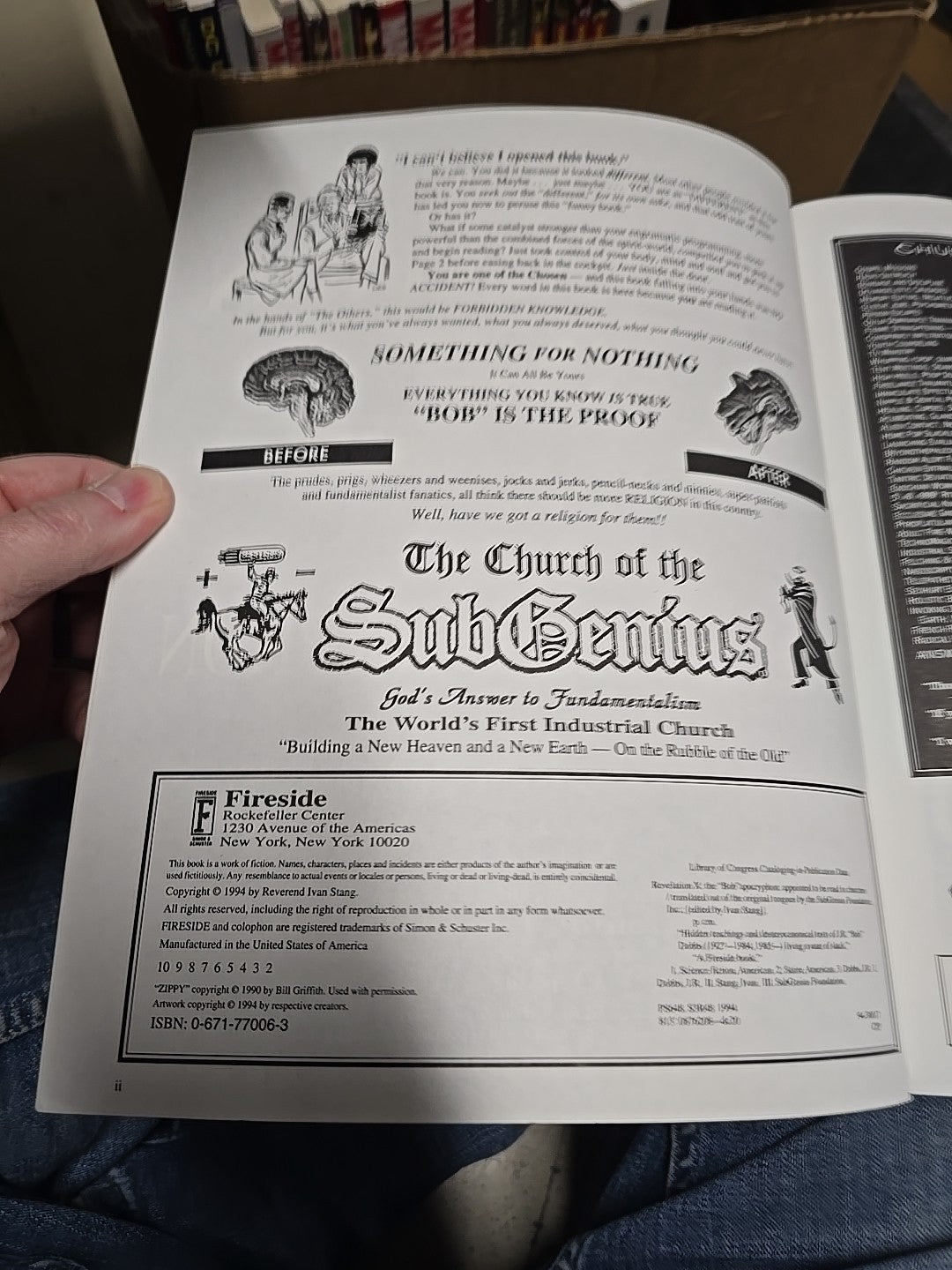Revelation X: The 'Bob' Apocryphon - Church Of Subgenius - SLACK! (1994, PC) JD