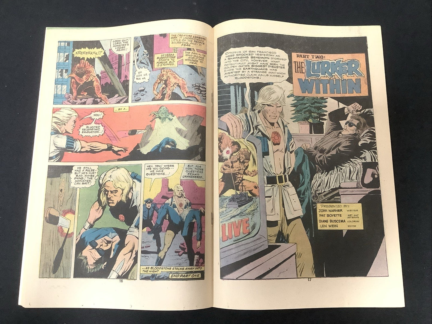 Marvel Presents #1 (Marvel Comics Oct 1975) F/VF (7.0) 1st Ulysses Bloodstone