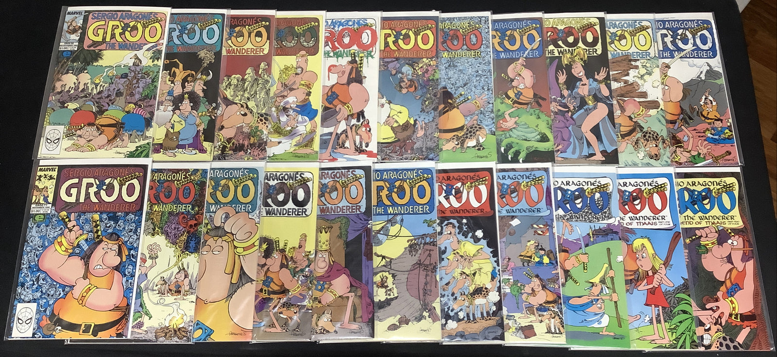 Groo The Wanderer #58-81 (Missing #61, #62) 1986, Epic Comics, Sergio Aragones