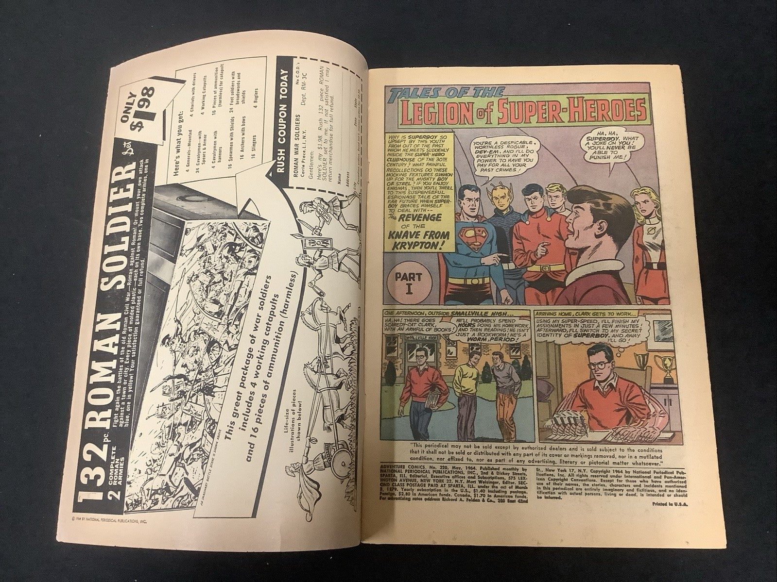 Adventure Comics #320 (DC Comics May 1964) F- (5.5) Jerry Siegel/Curt Swan