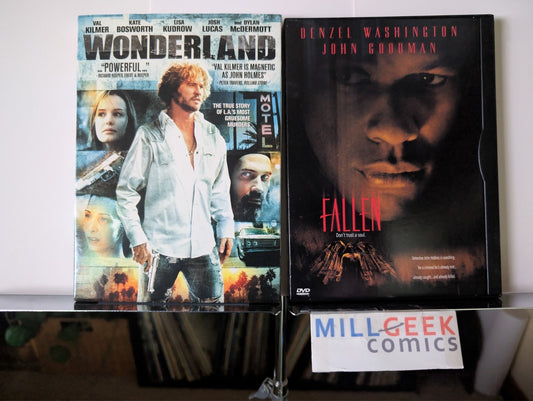 Wonderland / The Fallen, 2 Movie Collection (DVD) Like New -JD
