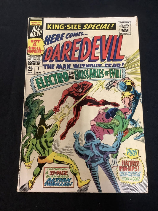 Daredevil Annual #1 (Marvel Comics September 1967) F- (5.5) Stan Lee/Gene Colan