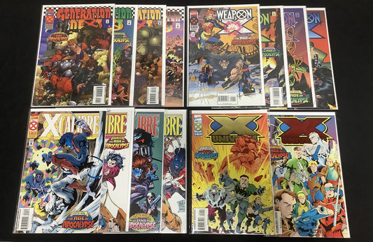 Age Of Apocalypse Comic Tie-In Bundle, Marvel Comics, 1995, See Description