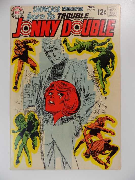 Showcase #78 Jonny Double DC Comic November 1968 Near Mint-