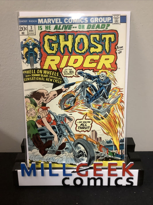 Ghost Rider #3 (Marvel Comics December 1973) VF (8.0) Gary Freidrich/Jim Mooney