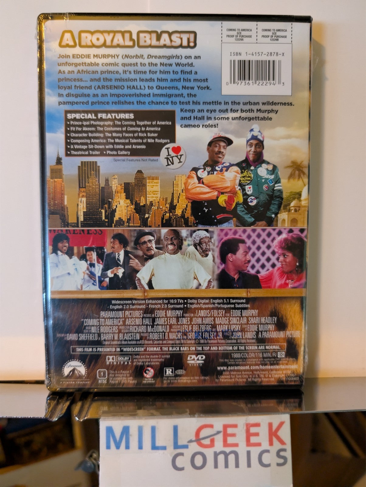 Coming to America, Eddie Murphy (DVD) Brand New SEALED -JD