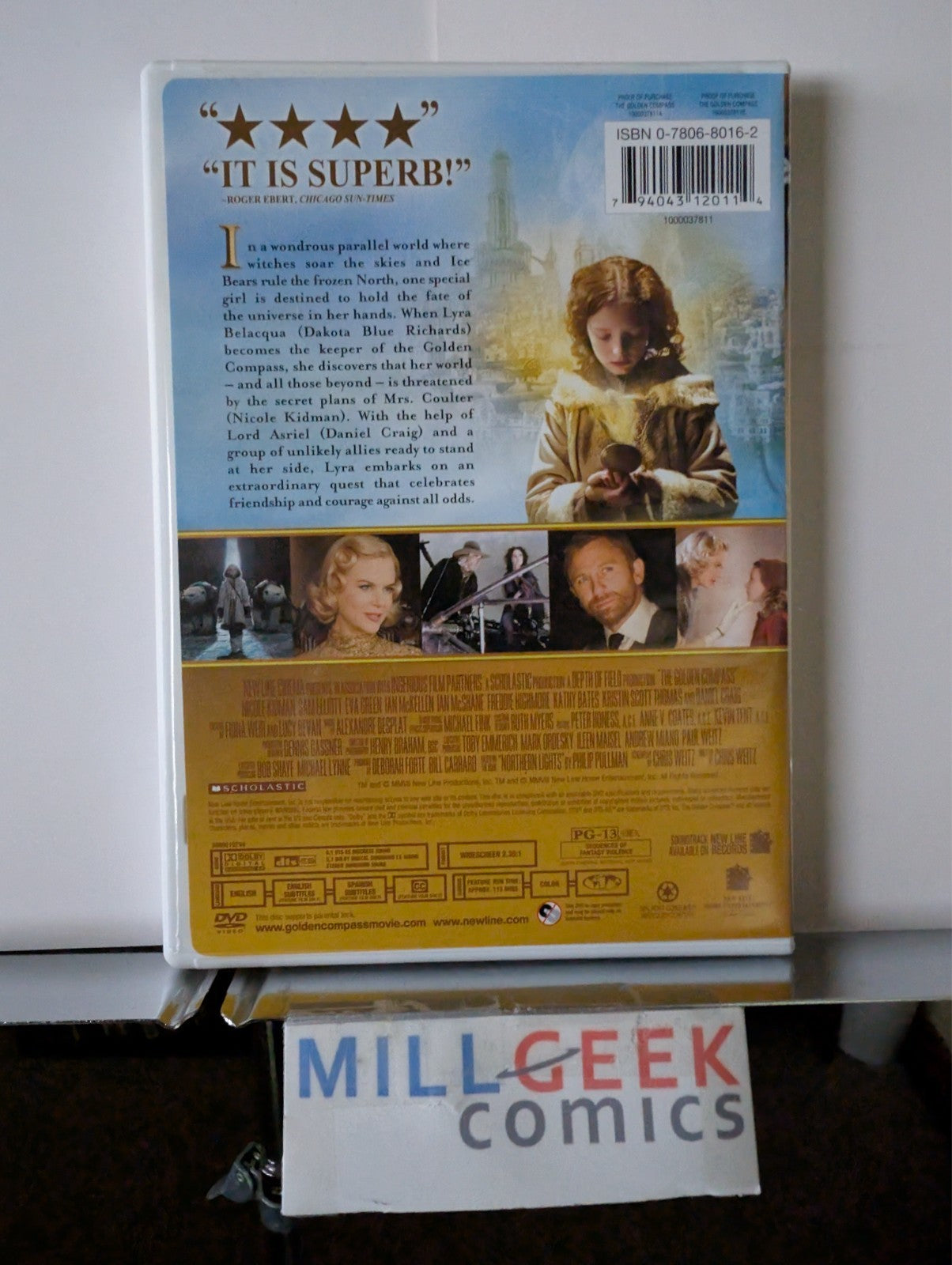The Golden Compass / City of Ember, 2 Movie Set (DVD) Like New -JD