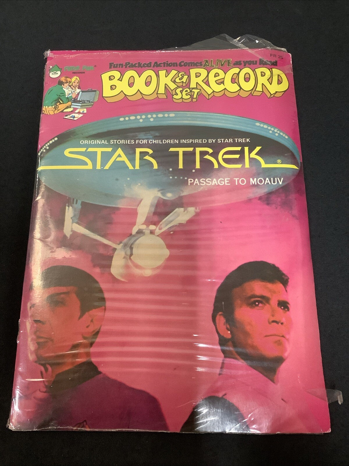 STAR TREK Book And Record Set Bundle: Robot Master, Passage To Moauv, 1979