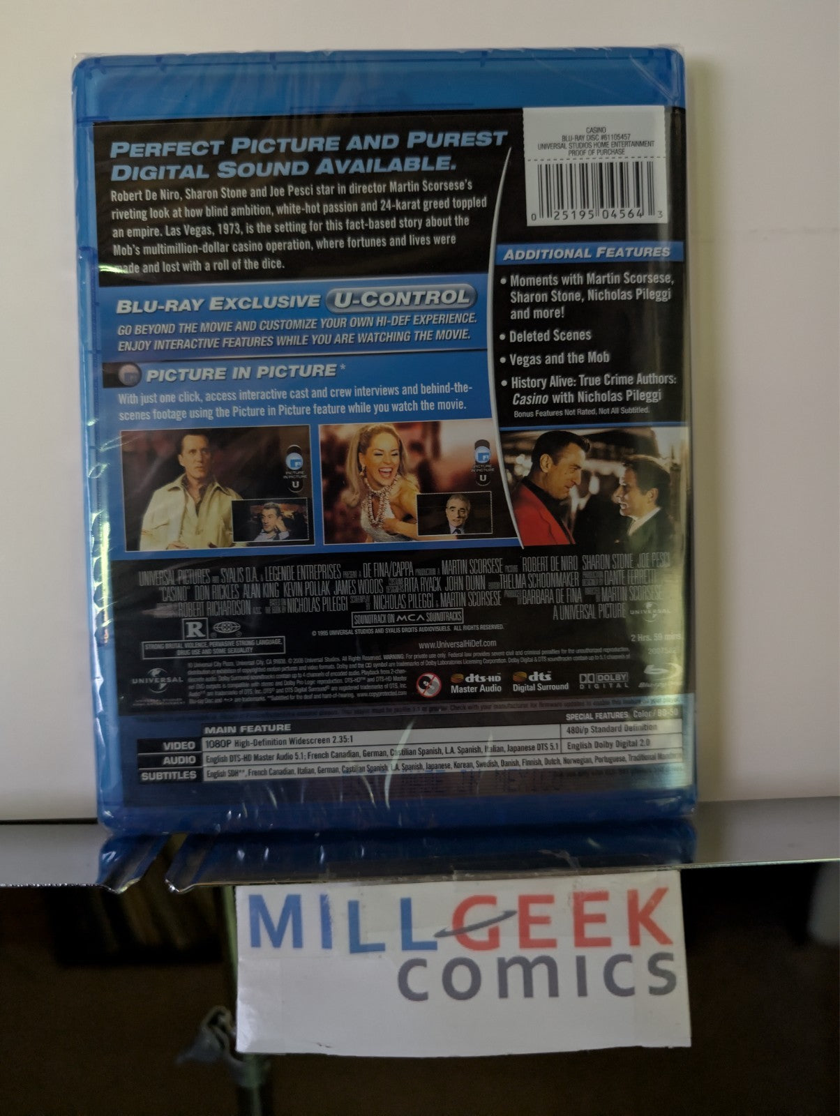 Casino / Goodfellas, 2 Movie Set Martin Scorsese (Blu-Ray) Brand New -JD
