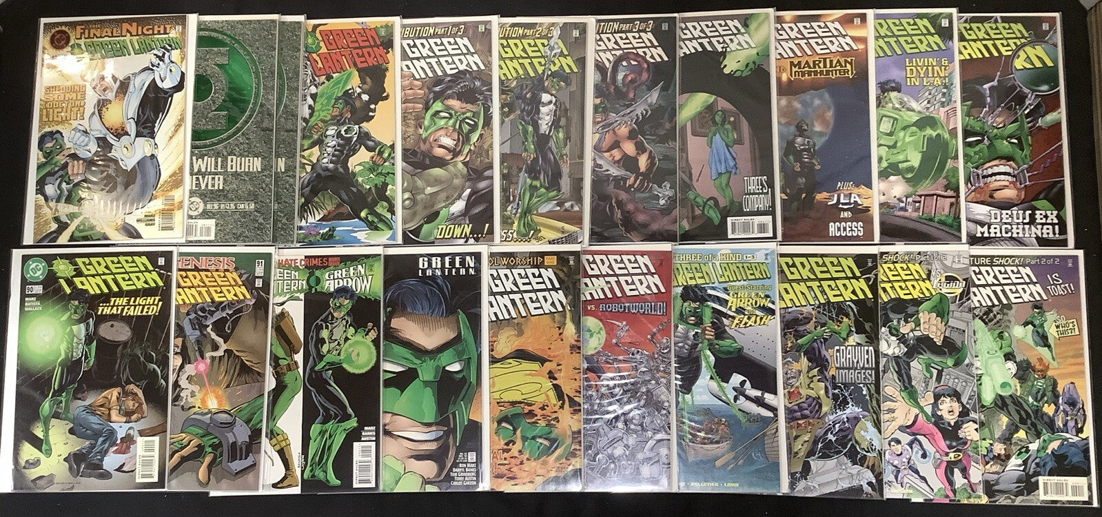 Green Lantern #0-181 + Annuals Complete Comic Set, See Description, Ron Marz, DS