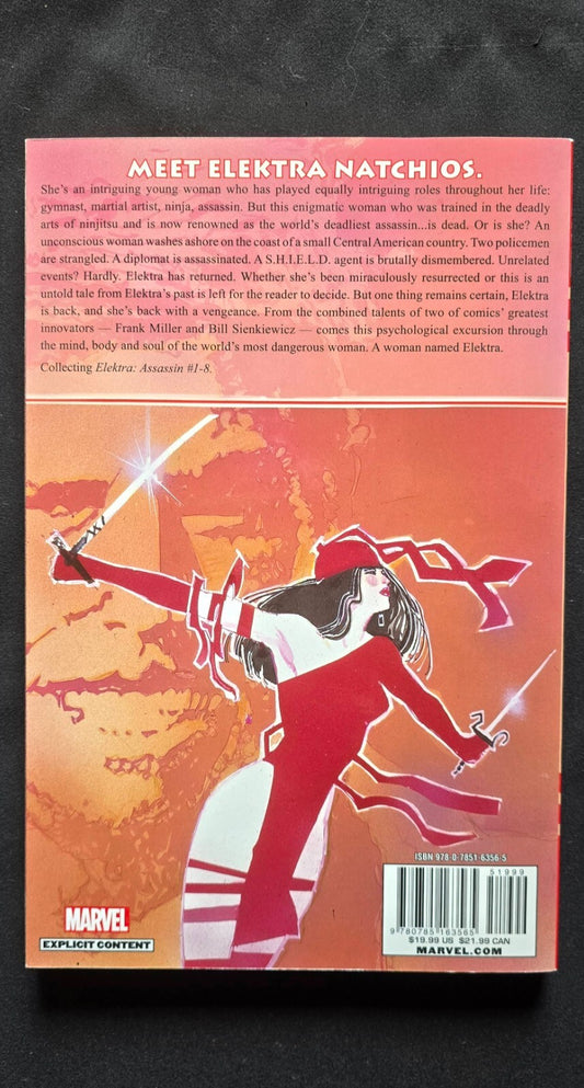 Elektra: Assassin TPB - Miller/Sienkiewicz! (2nd Edi. 1st Print, 2012)