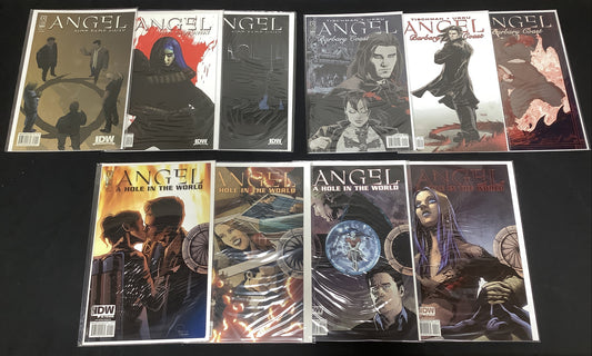 Angel Comic Bundle: Not Fade Away 1-3, Barbary Coast #1-3, Hole In The World 1-4