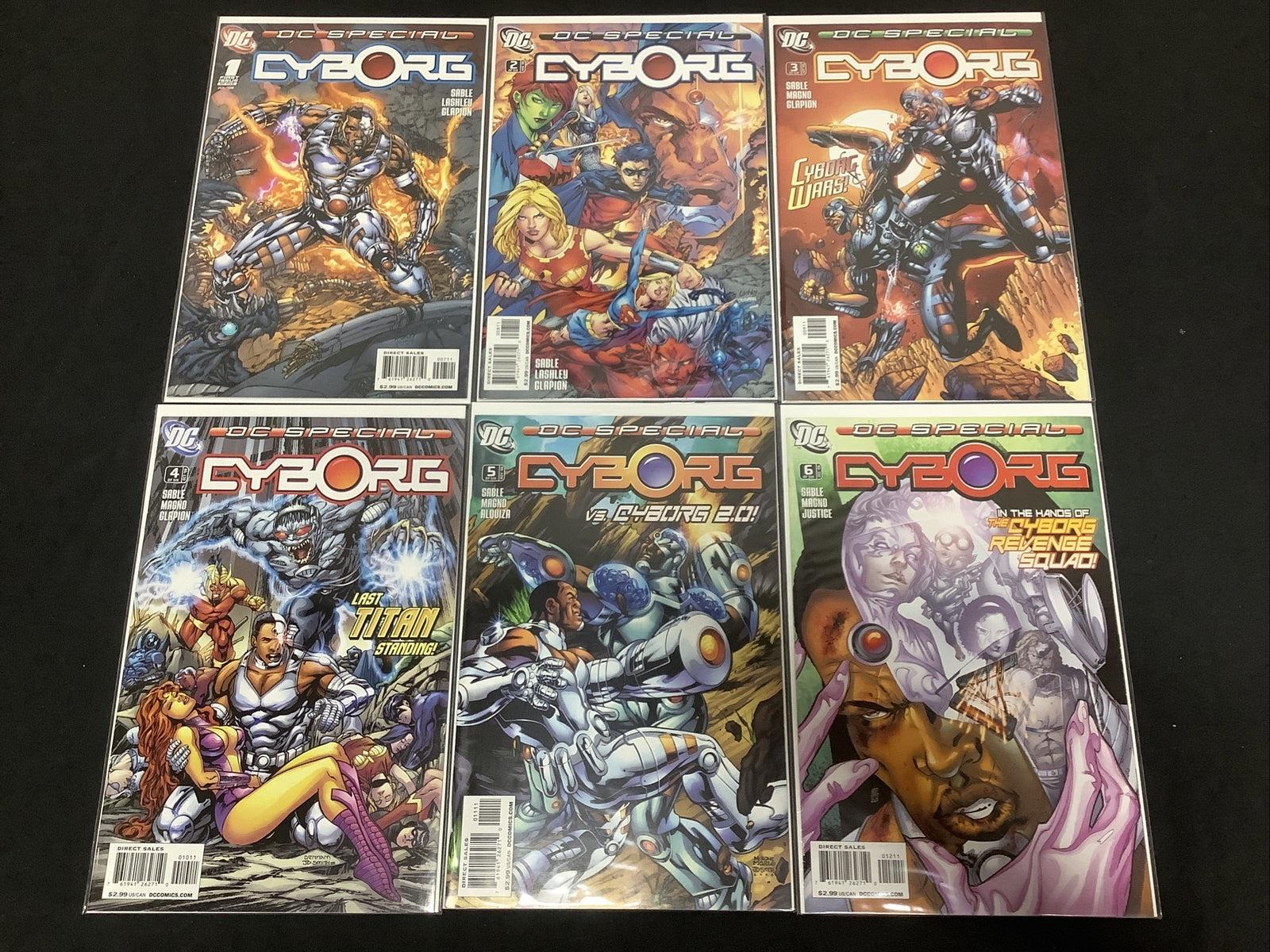 DC SPECIAL: CYBORG (2008) #1-6 COMPLETE SET LOT FULL RUN TEEN TITANS MARK SABLE