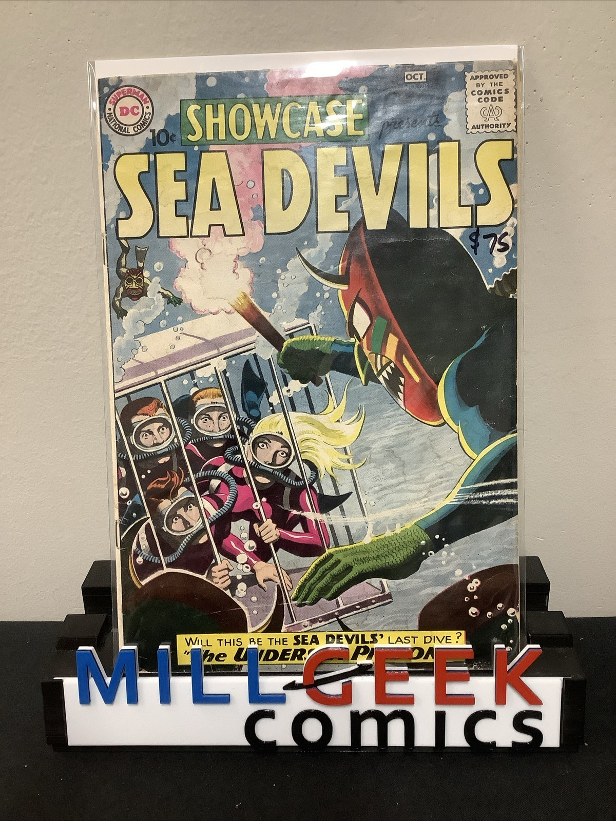 Showcase #28 (1960) G+ (2.5) 2nd App Sea Devils, Bob Kanigher/Russ Heath