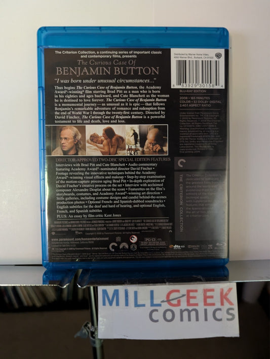 The Curious Case of Benjamin Button, Criterion Collection (Blu-Ray) Like New -JD