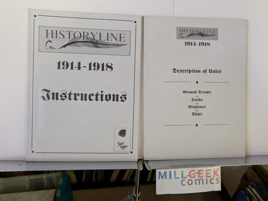 Historyline 1914-1918, Disks and Instruction Manuals (Amiga 3.5") -JD