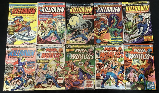 Amazing Adventures #18-39 (Missing #37) Comic Lot, 1st App Killraven