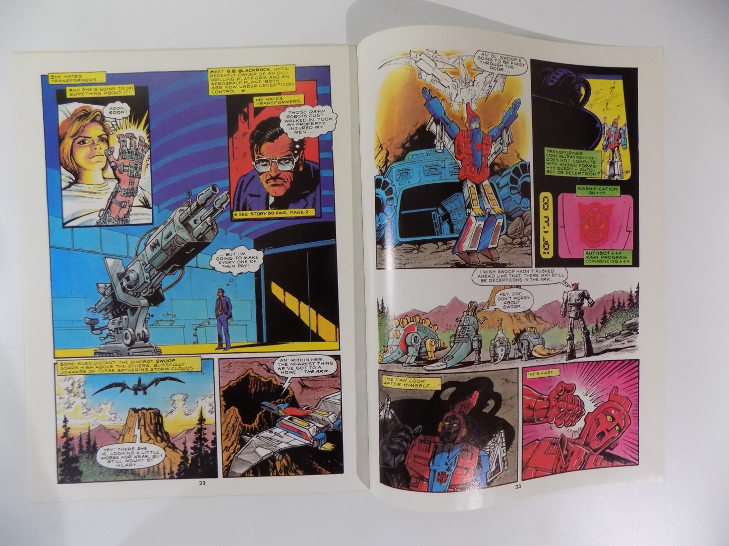 Transformers Spring Special - Marvel UK Comic Magazine 1987 Near Mint-