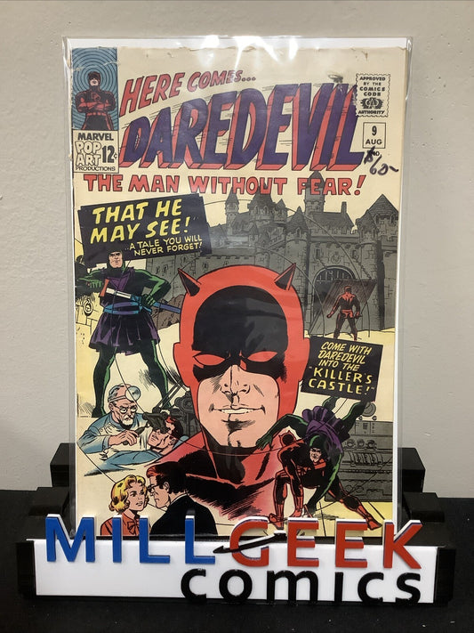 Daredevil #9 (Marvel Comics August 1965) VG- (3.5) See Photo For Grader Notes