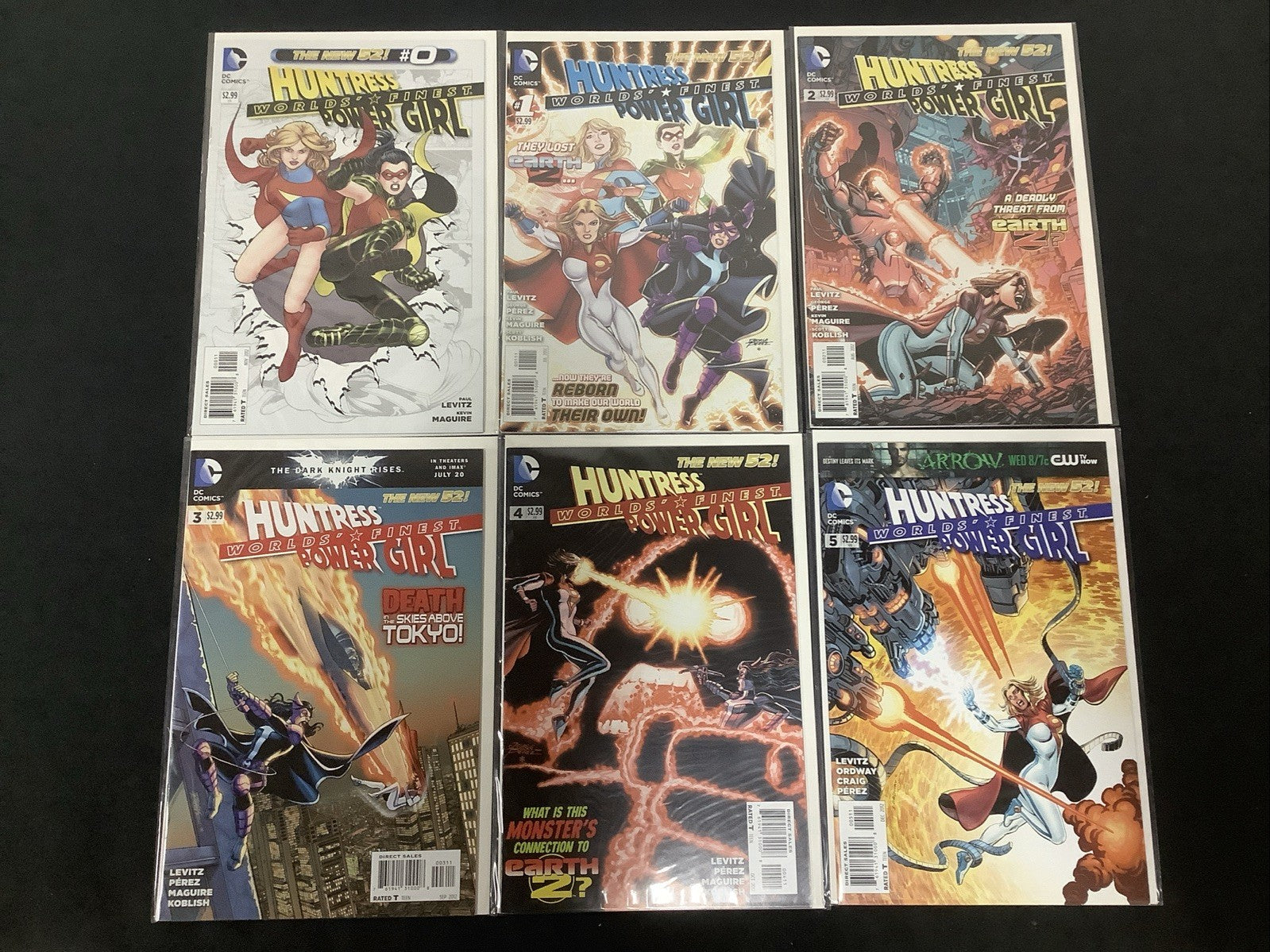 World's Finest #0-5 Comic Lot, DC Comics, Huntress/Power Girl, George Perez