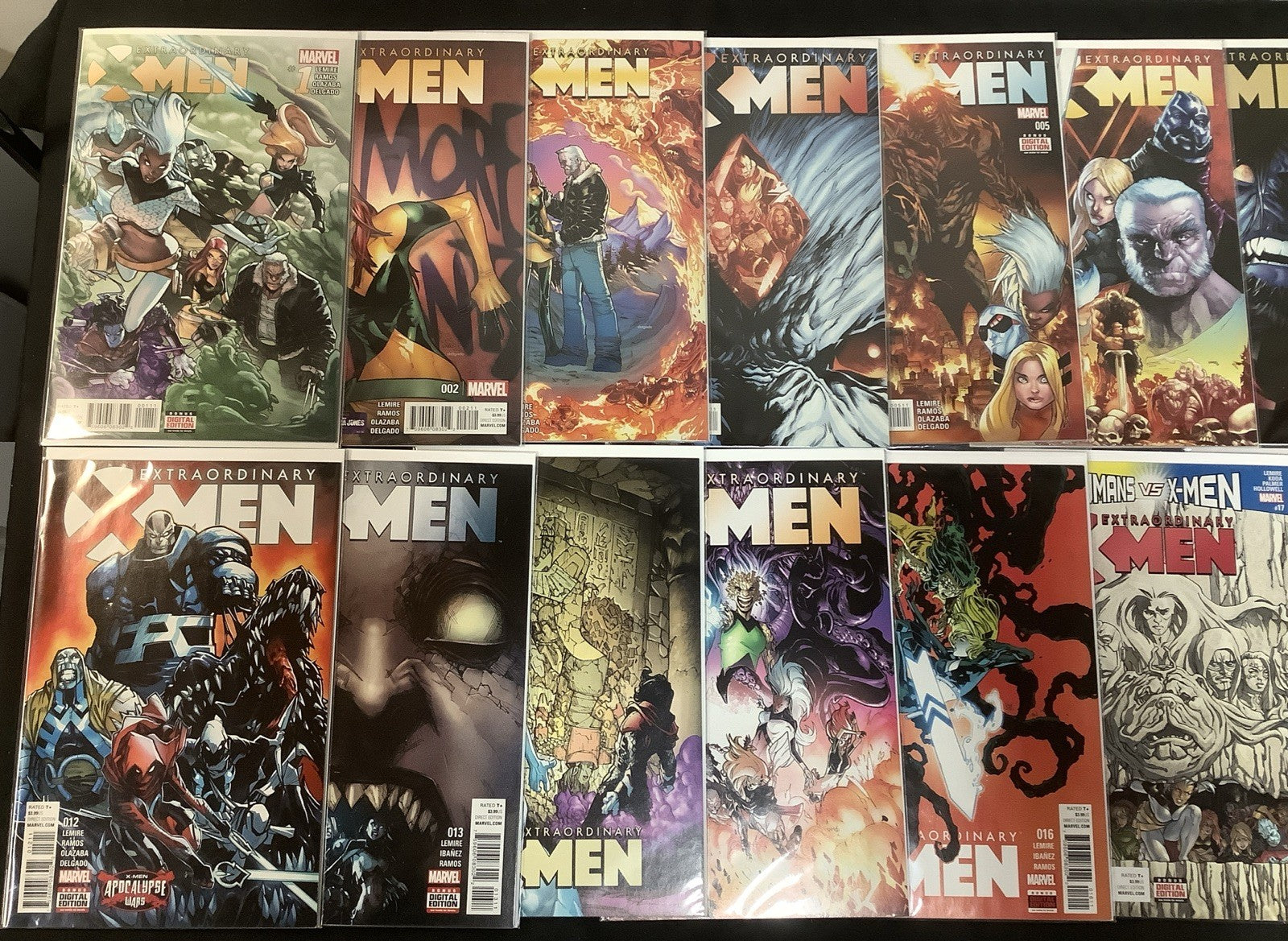 Extraordinary X-Men #1-20 + Annual #1 Complete Comic Series, Lemire/Ramos, 2016