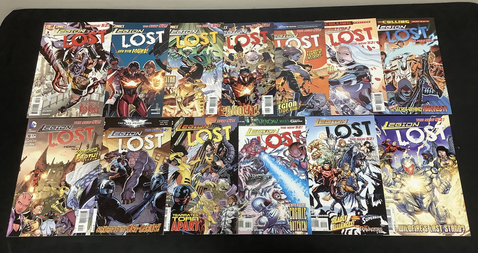 Legion Lost #3-15 Comic Lot, New 52, 2011 DC Comics,Pete Woods Fabian Nicieza