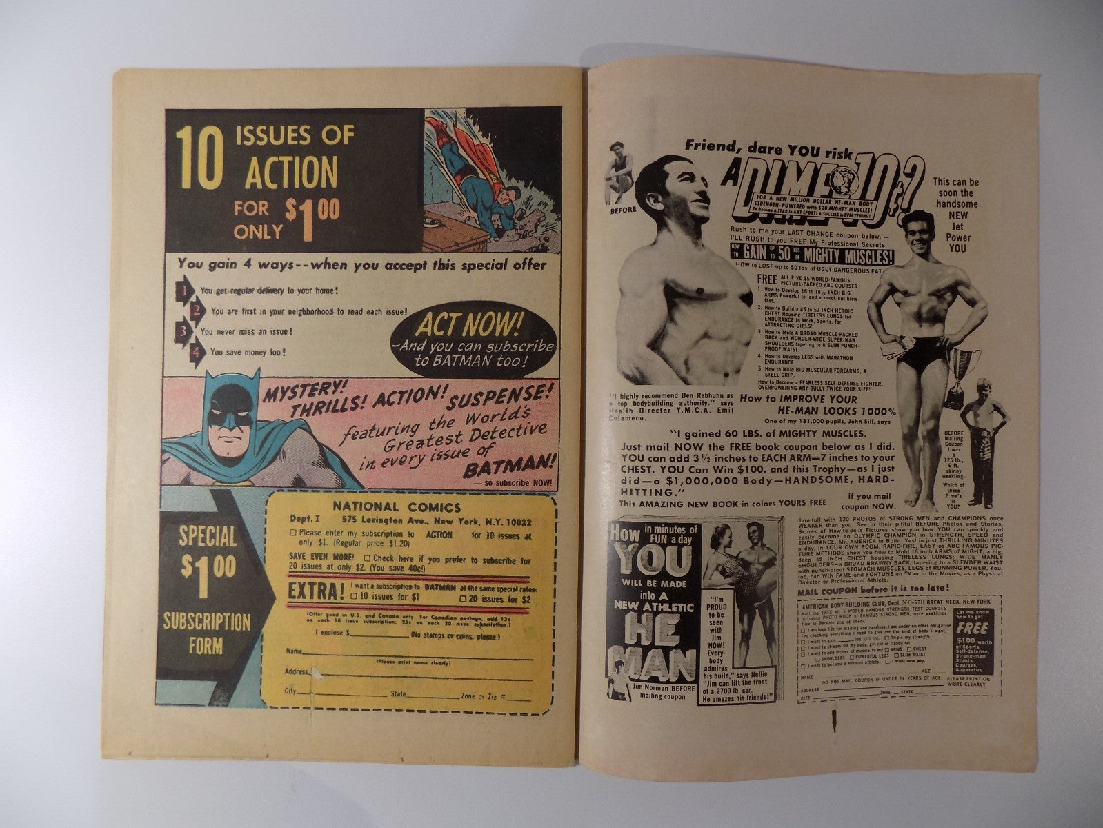Action #325 DC Comic Fine July 1965