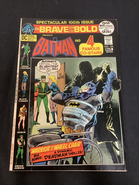 Brave and the Bold #100 (DC Comics February 1972) F/VF (7.0) Neal Adams