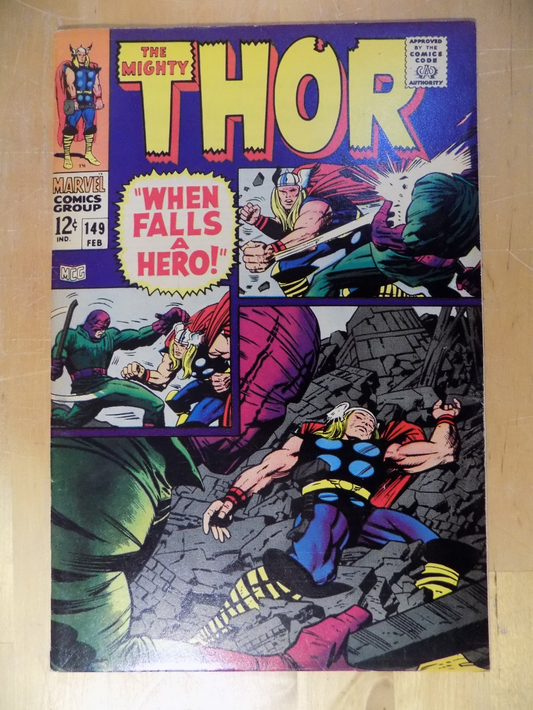 Thor #149 Marvel Comics 6.5 Fine+ February 1968