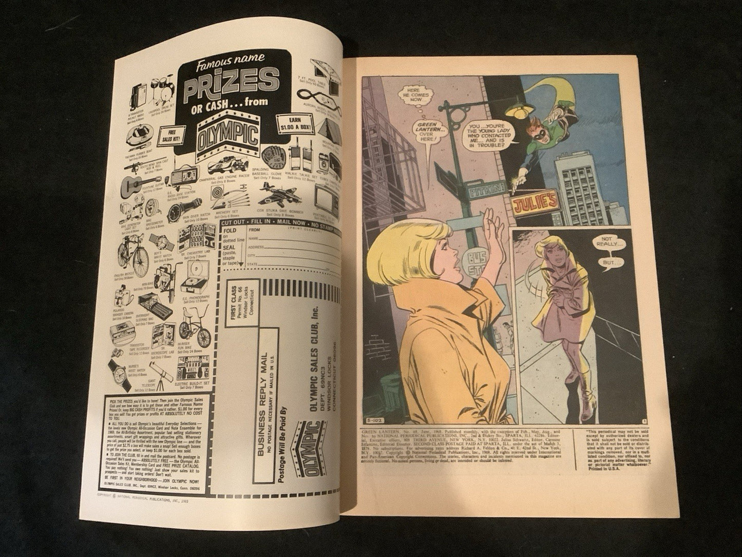 Green Lantern #69 (DC Comics June 1969) VF+ (8.5) Gil Kane