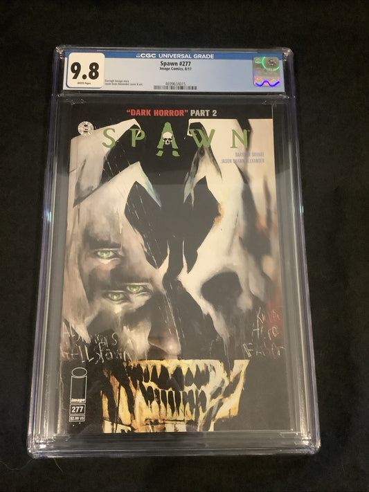 Spawn #277 (Image Comics) CGC Graded 9.8 (NM/M) White Pages, Darragh Savage